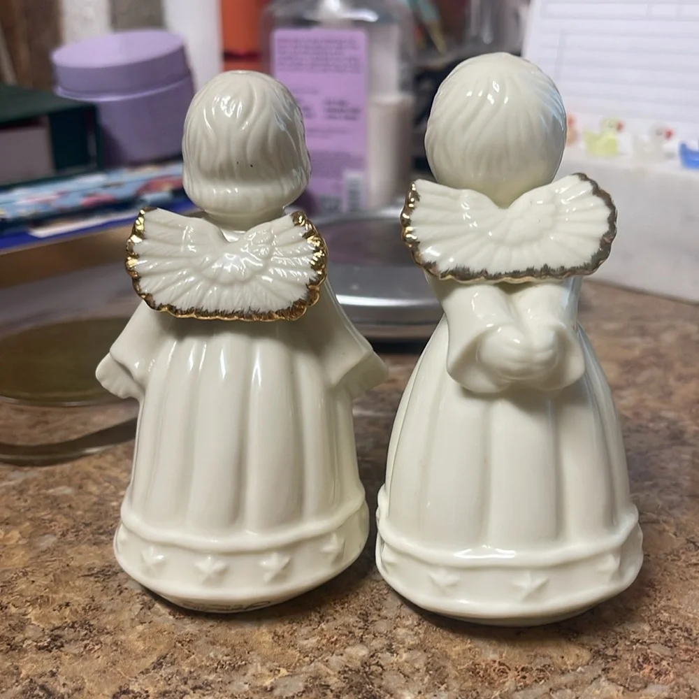 Formalities by Baum Brothers Kissing Angel Salt & Pepper Set
